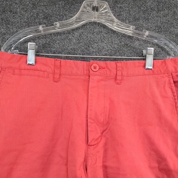 Merona Womens Chino Shorts Pink Size 34 Slash Pockets Cotton Blend - Picture 6 of 10